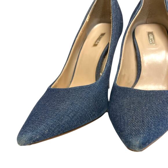 Guess Denim Pointed Toe Stiletto Heels size 10 - Picture 3 of 7
